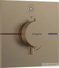 Hansgrohe ShowerSelect Comfort E termosztát falsík alatti szereléshez,szálcsiszolt bronz 15571140