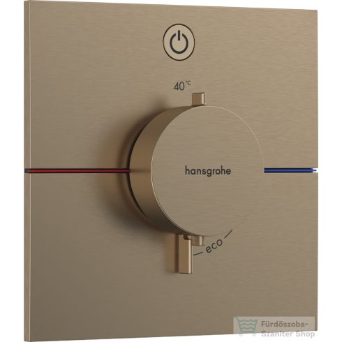Hansgrohe ShowerSelect Comfort E termosztát falsík alatti szereléshez,szálcsiszolt bronz 15571140
