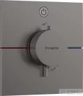 Hansgrohe ShowerSelect Comfort E termosztát falsík alatti szereléshez,szálcsiszolt fekete króm 15571340
