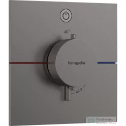   Hansgrohe ShowerSelect Comfort E termosztát falsík alatti szereléshez,szálcsiszolt fekete króm 15571340