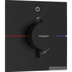   Hansgrohe ShowerSelect Comfort E termosztát falsík alatti szereléshez,matt fekete 15571670