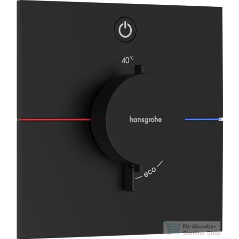 Hansgrohe ShowerSelect Comfort E termosztát falsík alatti szereléshez,matt fekete 15571670