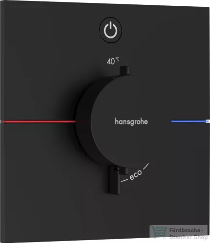 Hansgrohe ShowerSelect Comfort E termosztát falsík alatti szereléshez,matt fekete 15571670