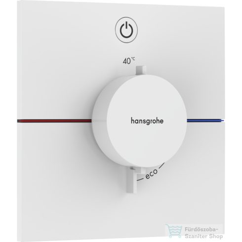 Hansgrohe ShowerSelect Comfort E termosztát falsík alatti szereléshez,matt fehér 15571700