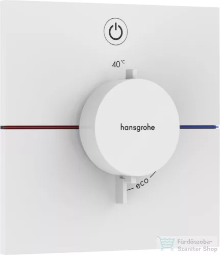 Hansgrohe ShowerSelect Comfort E termosztát falsík alatti szereléshez,matt fehér 15571700