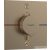 Hansgrohe ShowerSelect Comfort E termosztát 2 funkciós falsík alatti szereléshez,szálcsiszolt bronz 15572140