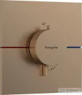 Hansgrohe ShowerSelect Comfort E termosztát falsík alatti szereléshez,szálcsiszolt bronz 15574140