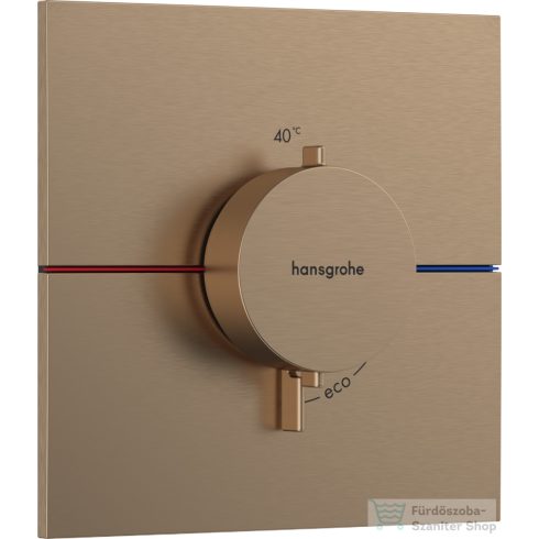 Hansgrohe ShowerSelect Comfort E termosztát falsík alatti szereléshez,szálcsiszolt bronz 15574140