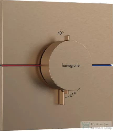 Hansgrohe ShowerSelect Comfort E termosztát falsík alatti szereléshez,szálcsiszolt bronz 15574140