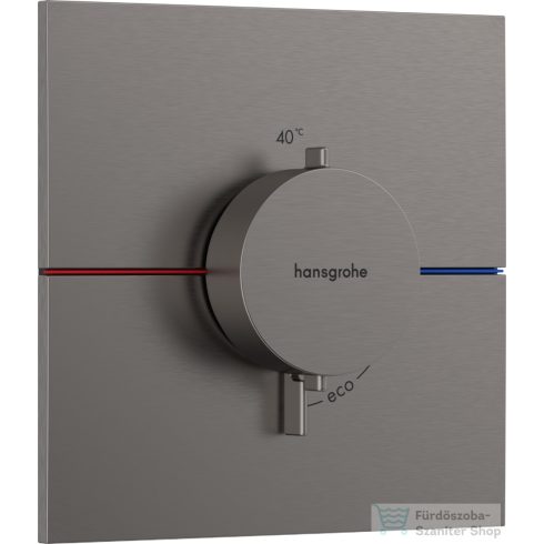 Hansgrohe ShowerSelect Comfort E termosztát falsík alatti szereléshez,szálcsiszolt fekete króm 15574340
