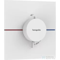   Hansgrohe ShowerSelect Comfort E termosztát falsík alatti szereléshez,matt fehér 15574700