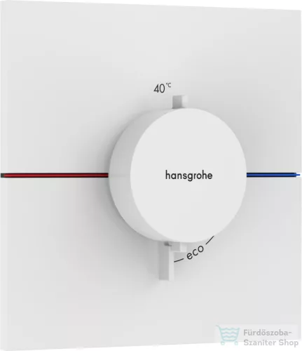 Hansgrohe ShowerSelect Comfort E termosztát falsík alatti szereléshez,matt fehér 15574700