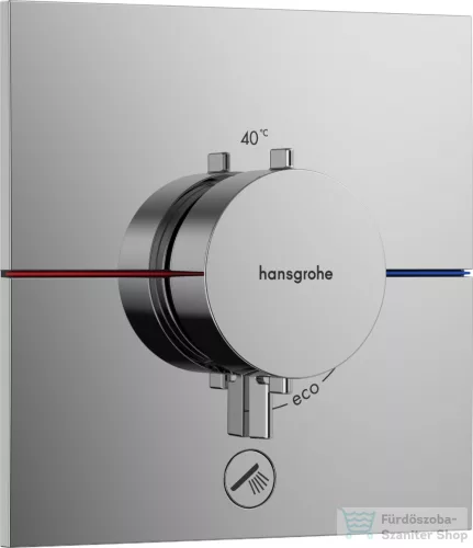 Hansgrohe ShowerSelect Comfort E 1+1 funkciós termosztát mennyiségszabályozóval,falsík alatti szereléshez,króm 15575000