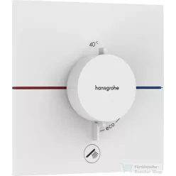   Hansgrohe ShowerSelect Comfort E 1+1 funkciós termosztát mennyiségszabályozóval,falsík alatti szereléshez,matt fehér 15575700