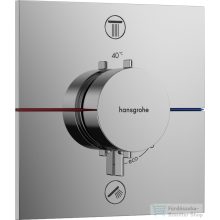   Hansgrohe ShowerSelect Comfort E termosztát 2 funkciós falsík alatti szereléshez,biztonsági kombinációval,króm 15578000