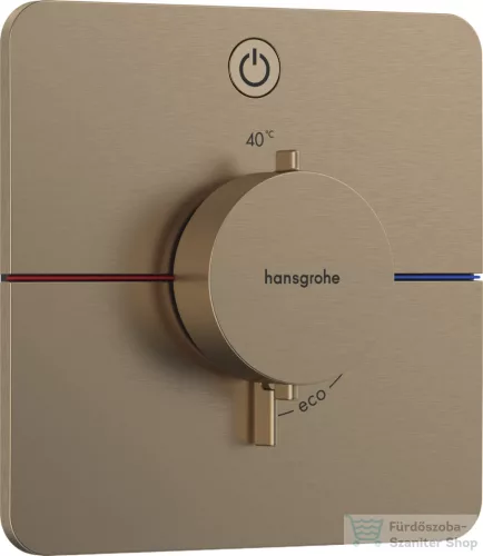 Hansgrohe ShowerSelect Comfort Q termosztát falsík alatti szereléshez,szálcsizolt bronz 15581140
