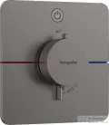 Hansgrohe ShowerSelect Comfort Q termosztát falsík alatti szereléshez,szálcsizolt fekete króm 15581340