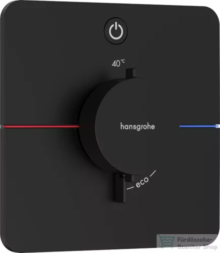 Hansgrohe ShowerSelect Comfort Q termosztát falsík alatti szereléshez,matt fekete 15581670