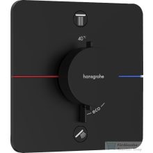   Hansgrohe ShowerSelect Comfort Q termosztát 2 funkciós falsík alatti szereléshez,biztonsági kombinációval,matt fekete 15586670
