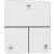 Hansgrohe ShowerSelect Comfort Q 3 funkciós falsík alatti kád /zuhany csaptelep belső egység nélkül,matt fehér 15587700