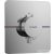 Hansgrohe ShowerSelect Comfort Q termosztát falsík alatti szereléshez,króm 15588000