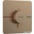 Hansgrohe ShowerSelect Comfort Q termosztát falsík alatti szereléshez,szálcsiszolt bronz 15588140