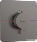 Hansgrohe ShowerSelect Comfort Q termosztát falsík alatti szereléshez,szálcsiszolt fekete króm 15588340