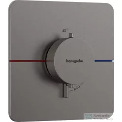   Hansgrohe ShowerSelect Comfort Q termosztát falsík alatti szereléshez,szálcsiszolt fekete króm 15588340