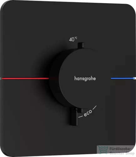 Hansgrohe ShowerSelect Comfort Q termosztát falsík alatti szereléshez,matt fekete 15588670