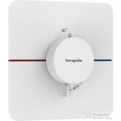   Hansgrohe ShowerSelect Comfort Q termosztát falsík alatti szereléshez,matt fehér 15588700