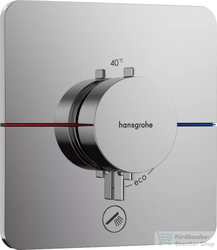 Hansgrohe ShowerSelect Comfort Q termosztát 1+1 funkciós falsík alatti szereléshez,króm 15589000