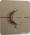 Hansgrohe ShowerSelect Comfort Q termosztát 1+1 funkciós falsík alatti szereléshez,szálcsiszolt bronz 15589140