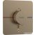 Hansgrohe ShowerSelect Comfort Q termosztát 1+1 funkciós falsík alatti szereléshez,szálcsiszolt bronz 15589140