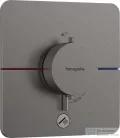 Hansgrohe ShowerSelect Comfort Q termosztát 1+1 funkciós falsík alatti szereléshez,szálcsiszolt fekete króm 15589340