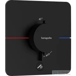   Hansgrohe ShowerSelect Comfort Q termosztát 1+1 funkciós falsík alatti szereléshez,matt fekete 15589670