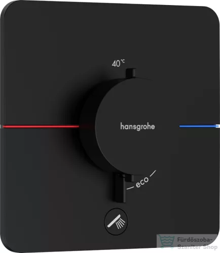 Hansgrohe ShowerSelect Comfort Q termosztát 1+1 funkciós falsík alatti szereléshez,matt fekete 15589670