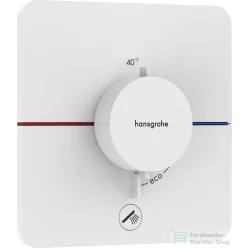   Hansgrohe ShowerSelect Comfort Q termosztát 1+1 funkciós falsík alatti szereléshez,matt fehér 15589700