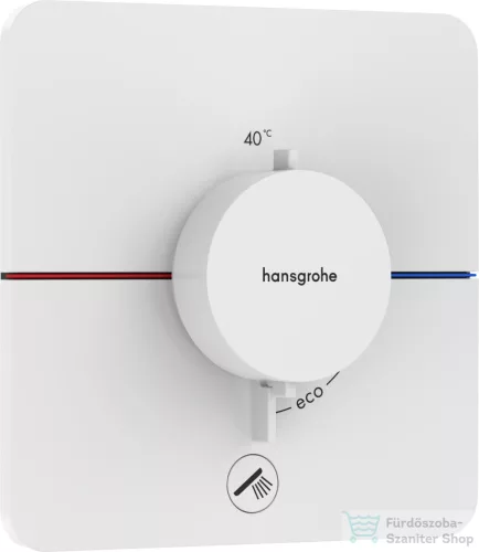 Hansgrohe ShowerSelect Comfort Q termosztát 1+1 funkciós falsík alatti szereléshez,matt fehér 15589700