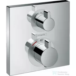   Hansgrohe Ecostat Square Termosztát falsík alatti szereléshez, 2 fogyasztóhoz, króm 15714000