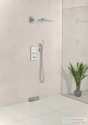 Hansgrohe ShowerSelect Glas falsík alatti highflow termosztátos csaptelep 15734400