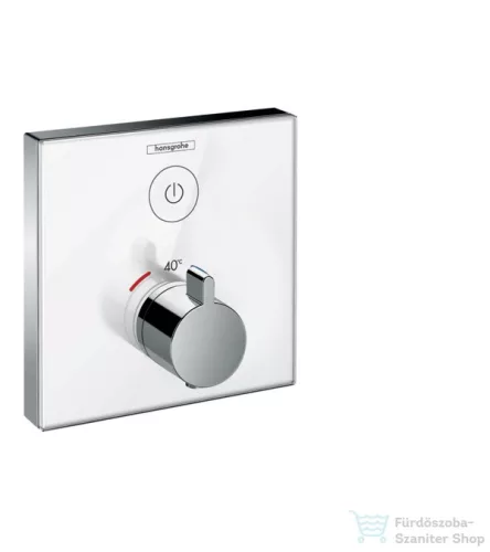 Hansgrohe ShowerSelect glass falsík alatti termosztátos csaptelep 1 fogyasztóhoz 15737400