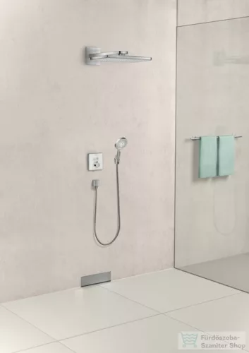 Hansgrohe ShowerSelect glass falsík alatti termosztátos csaptelep 2 fogyasztóhoz 15738400