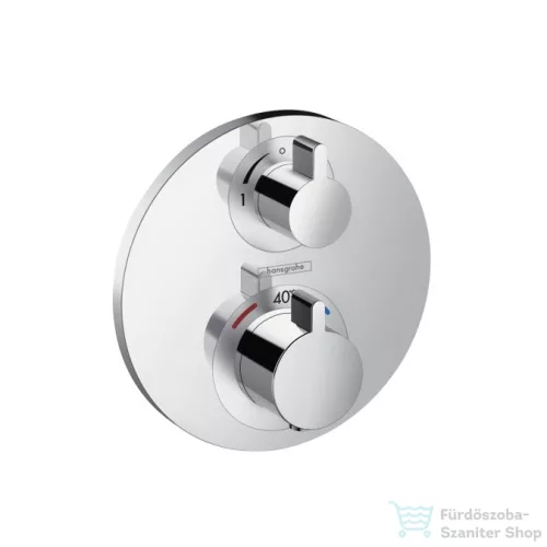 Hansgrohe ECOSTAT S falsík alatti termosztátos csaptelep, 1 fogyasztóhoz, króm 15757000
