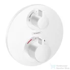 Hansgrohe Ecostat S falsík alatti termosztátos csaptelep, 2 fogyasztóhoz, matt fehér 15758700