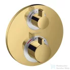 Hansgrohe Ecostat S falsík alatti termosztátos csaptelep, 2 fogyasztóhoz, polírozott arany 15758990