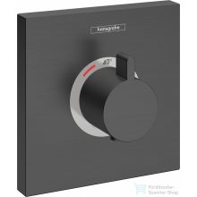   Hansgrohe SHOWERSELECT falsík alatti termosztát Highflow, szálcsiszolt fekete/króm 15760340