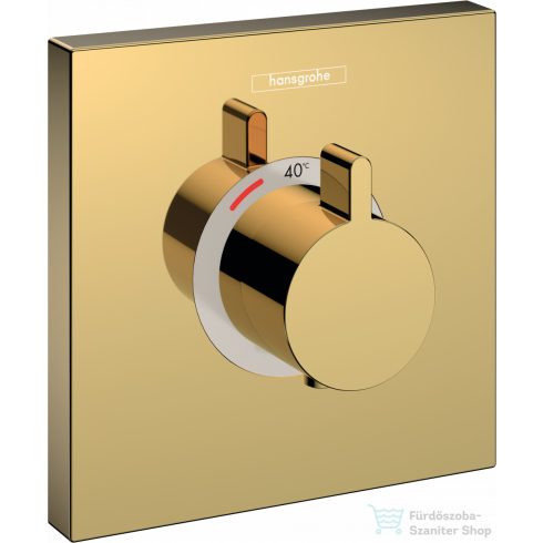 Hansgrohe SHOWERSELECT falsík alatti termosztát Highflow, polírozott arany hatású 15760990