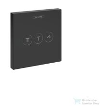   Hansgrohe SHOWERSELECT falsík alatti elzáró-és váltószelep 3 fogyasztóhoz, matt fekete 15764670