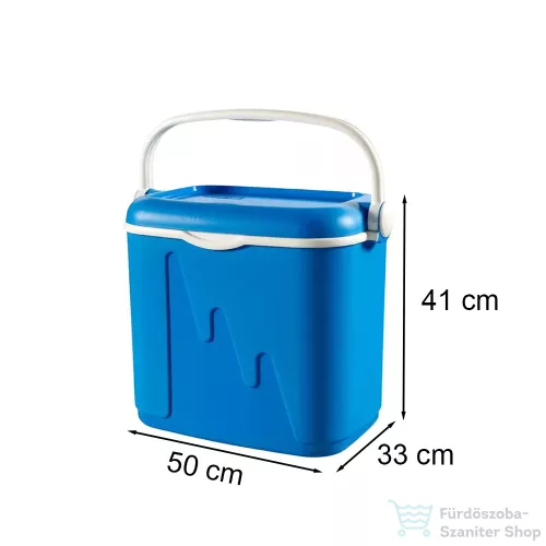 Curver hűtőtáska L 32L kék-fehér 159569