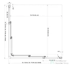 Ravak SUPERNOVA ASRV3+ASRV3 80x90 cm-es tolóajtós,sarokbelépős zuhanykabin,fekete/pearl 15V403R211SET8090